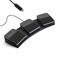 PCsensor Foot Pedal PC USB Triple Foot Switch Programmable Computer Keyboard Shortcut Key Customized Combination Key One Key Move for Video Game Office Equiment Control HID Mechanical Switch