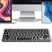 Macally Wireless Bluetooth Keyboard for Mac Premium Multi Device Connectivity Compatible Apple Keyboard for MacBook ProAir iMac Mac mini iPad Laptop and PC