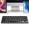 Macally Wireless Bluetooth Keyboard for Mac Premium Multi Device Connectivity Compatible Apple Keyboard for MacBook ProAir iMac Mac mini iPad Laptop and PC