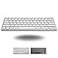 Macally Wireless Bluetooth Keyboard for Mac Premium Multi Device Connectivity Compatible Apple Keyboard for MacBook ProAir iMac Mac mini iPad Laptop and PC