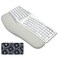 Macally Bluetooth Ergonomic Keyboard Wireless Split Keyboard Carpal Tunnel Comfort Ergo Rechargeable Split Wrist Key Board Backlit Apple 100 Key Layout for MacBook ProAir iMac