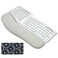 Macally Bluetooth Ergonomic Keyboard Wireless Split Keyboard Carpal Tunnel Comfort Ergo Rechargeable Split Wrist Key Board Backlit Apple 100 Key Layout for MacBook ProAir iMac