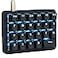 Koolertron 23Key OneHanded Mechanical Keypad Blue LED Backlit Portable Mini OneHanded Mechanical Gaming Keypad 23 Fully Programmable Keys