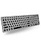 Macally Backlit Bluetooth Keyboard for Mac Compatible Apple Keyboard Wireless MultiDevice for MacBook ProAir iMac iMac Pro Mac miniPro