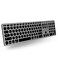 Macally Backlit Bluetooth Keyboard for Mac Compatible Apple Keyboard Wireless MultiDevice for MacBook ProAir iMac iMac Pro Mac miniPro
