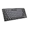 Logitech MX Mechanical Mini Wireless Illuminated Keyboard Clicky Switches Backlit Bluetooth USBC macOS Windows Linux iOS Android Metal