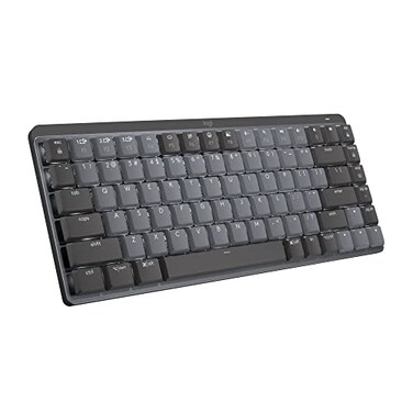 Logitech MX Mechanical Mini Wireless Illuminated Keyboard Clicky Switches Backlit Bluetooth USBC macOS Windows Linux iOS Android Metal