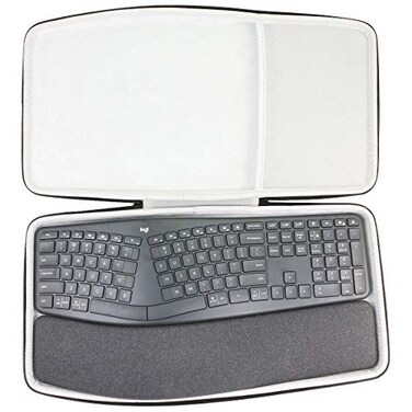 co2CREA Hard Travel Case Replacement for Logitech Ergo K860 Wireless Ergonomic Keyboard