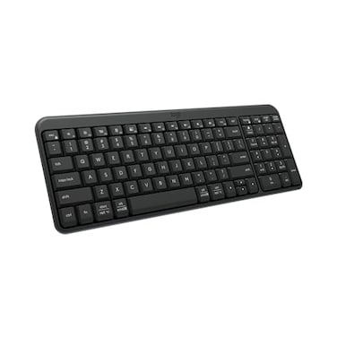 Logitech K250 Bluetooth Keyboard with Numpad Easy Connectivity Compact Wireless Keyboard Made with Recycled Plastic SpillResistant Comfortable Keys WindowsMacOS Graphite