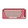 Logitech POP Keys Mechanical Wireless Keyboard with Customizable Emoji Keys Durable Compact Design Bluetooth or USB Connectivity MultiDevice OS Compatible Heartbreaker Rose
