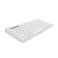 Logitech Pebble Keys 2 K380s MultiDevice Bluetooth Wireless Keyboard with Customizable Shortcuts Slim and Portable EasySwitch for Windows macOS iPadOS Android Chrome OS Tonal White