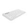 Logitech Pebble Keys 2 K380s MultiDevice Bluetooth Wireless Keyboard with Customizable Shortcuts Slim and Portable EasySwitch for Windows macOS iPadOS Android Chrome OS Tonal White