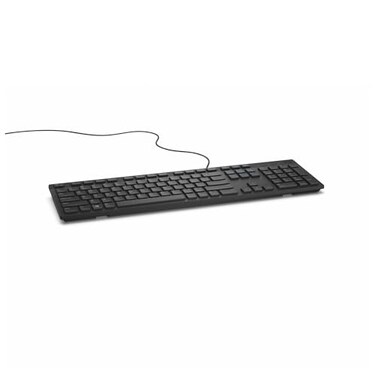 Dell Multimedia Keyboard KB216 Standard Wired USB Keyboard QWERTY Layout Black