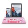 HUO JI Wireless Keyboard MultiDevice Bluetooth and 24G Dual Mode for iPad Switch to 3 Devices for Tablet iPhone PC Smart TV Cellphone iOS Android Windows Pink