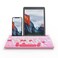 HUO JI Wireless Keyboard MultiDevice Bluetooth and 24G Dual Mode for iPad Switch to 3 Devices for Tablet iPhone PC Smart TV Cellphone iOS Android Windows Pink