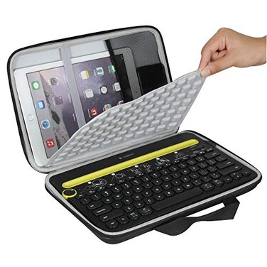 Hermitshell Travel Case Fits Logitech K480 Bluetooth MultiDevice Keyboard