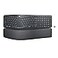 Logitech Ergo K860 Wireless Ergonomic Keyboard Split Keyboard Wrist Rest Natural Typing StainResistant Fabric Bluetooth and USB Connectivity Compatible with WindowsMac Black