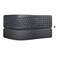 Logitech Ergo K860 Wireless Ergonomic Keyboard Split Keyboard Wrist Rest Natural Typing StainResistant Fabric Bluetooth and USB Connectivity Compatible with WindowsMac Black