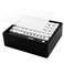 Hyekit Keycaps Storage Box 4th Floor PBT Dustproof Display Case 252 Keys Visible Top Cover Keycaps Collection Box for Cherry MOA XDA SA OEM MSA DSA Mao Profile Mechanical Keyboard Keycap Black
