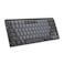Logitech MX Mechanical Mini Wireless Illuminated Keyboard Linear Switches Backlit Bluetooth USBC macOS Windows Linux iOS Android Metal