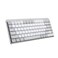 Logitech MX Mechanical Mini for Mac Wireless Illuminated Keyboard LowProfile Performance Switches Tactile Quiet Keys Backlit Bluetooth USBC Apple iPad Pale Grey