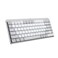 Logitech MX Mechanical Mini for Mac Wireless Illuminated Keyboard LowProfile Performance Switches Tactile Quiet Keys Backlit Bluetooth USBC Apple iPad Pale Grey