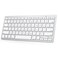 OMOTON Bluetooth Keyboard Compatible with Mac ONLY Compact Wireless Keyboard Compatible with MacBook ProAir iMac Mac miniPro Silver