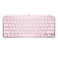 Logitech MX Keys Mini Minimalist Wireless Illuminated Keyboard Compact Bluetooth Backlit USBC Compatible with Apple macOS iOS Windows Linux Android Metal Build Rose