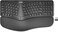 Arteck Split Ergonomic Keyboard with Cushioned Wrist and Palm Rest 24G USB Wireless Comfortable Natural Ergonomic Split Keyboard for Windows Computer Desktop Laptop