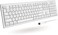 Macally FullSize USB Wired Keyboard for Mac MiniPro iMac Desktop Computer MacBook ProAir Desktop w 16 Compatible Apple Keyboard with Numeric Keypad Rubber Domed Keycaps Spill Proof