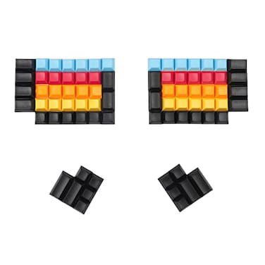 YMDK DSA Profile PBT Blank Keycap Set for Ergo Ergodox Planck Preonic Lily 58 Keyboard
