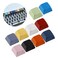 BEIDUOYANG 10PCs 1U XDA Profile Keycap Set Multi Color PBT Blank Keycaps Mechanical Keyboard Installation Dye Sublimated Keycaps gray purple