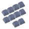 BEIDUOYANG 10PCs 1U XDA Profile Keycap Set Multi Color PBT Blank Keycaps Mechanical Keyboard Installation Dye Sublimated Keycaps gray purple