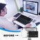 BQAA RGB Keyboard Builtin 126 inches Touchscreen Monitor UltraSlim Aluminum Compact 98 Keys Computer Split Screen Keyboard 1920515P HD IPS 2 USBTypeC for WindowsMacAndroid