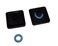 Captain O-Ring Captain ORing Rubber Oring Keyboard Switch Dampeners Blue 40AR 04mm Reduction 135 pcs wScreen Cloth