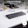 Cherry Stream Keyboard Wireless Cordless Keyboard 24 GHz Connection Whisper Quiet Keys Slim Design BatteryPowered SX Scissor Switches QWERTY Black