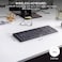 Cherry Stream Keyboard Wireless Cordless Keyboard 24 GHz Connection Whisper Quiet Keys Slim Design BatteryPowered SX Scissor Switches QWERTY Black
