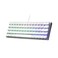 Cooler Master SK620 60 Silver White Mechanical Keyboard with Low Profile Blue Switches New and Improved Keycaps and Brushed Aluminum Design