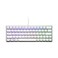 Cooler Master SK620 60 Silver White Mechanical Keyboard with Low Profile Blue Switches New and Improved Keycaps and Brushed Aluminum Design