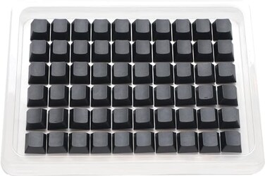 Ducky Black Blank 132 Key Cherry Profile PBT Keycap Set