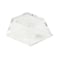 Elacgap Blank Crystal Transparent Keycaps PC Material 1U Cherry Profile R4 Keycap for MX switches Mechanical Keyboard Backlit Cherry Transparent 20pcs