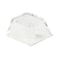 Elacgap Blank Crystal Transparent Keycaps PC Material 1U Cherry Profile R4 Keycap for MX switches Mechanical Keyboard Backlit Cherry Transparent 20pcs