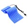 Sunffice Foldable Silicone Keyboard USB Wired 85 Keys Waterproof Rollup Silent Typing Soft Touch Keyboard for PC Notebook LaptopBlue