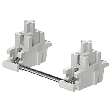 GATERON Plate Mounted V2 Stabilizer for 60 Mechanical Keyboard Satellite Switch 7U 625U 2UWhite