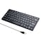 I Focus Mini 78 Keys Wired Keyboard with Cover Computer keypad for Laptop MAC Windows 108 7 VistaXPBlackKeyboard Film
