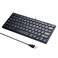 I Focus Mini 78 Keys Wired Keyboard with Cover Computer keypad for Laptop MAC Windows 108 7 VistaXPBlackKeyboard Film