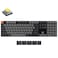 Keychron K5 QMK Custom Mechanical Keyboard UltraSlim Full Size 104 Keys Wireless Gaming Keyboard LowProfile Banana Switch with RGB Backlits for Mac Windows Version 2