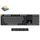 Keychron K5 QMK Custom Mechanical Keyboard UltraSlim Full Size 104 Keys Wireless Gaming Keyboard LowProfile Banana Switch with RGB Backlits for Mac Windows Version 2