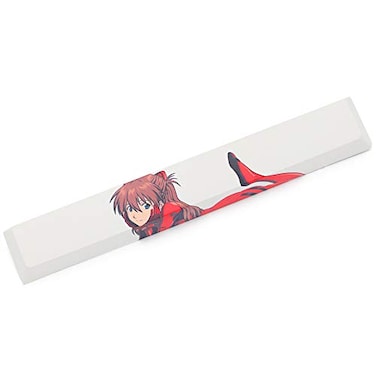 KPREPUBLIC Cherry Profile Novelty Allover dye subbed Keycaps spacebar pbt Custom Mechanical Keyboard EVA Ayanami Rei Asuka Langley Soryu Spacebar Asuka x1
