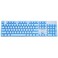 Granvela Mechanical Keyboard Keycaps 104Key ABS Key Caps Light Blue